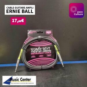 Cable guitare électrique vers AMPLI Ernie Ball